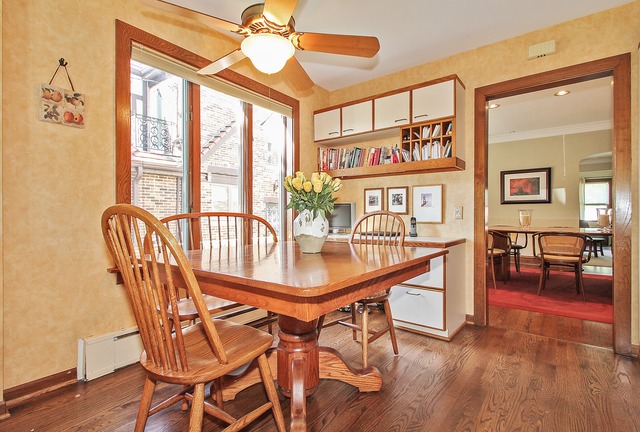 7 Wisner Street Park Ridge, IL 60068 - Photo 9 of 20 a view of a dining room with furniture window and wooden floor