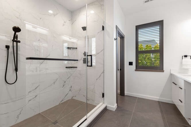 46 Beverly Road Arlington, MA 02474 - Photo 22 of 42 a bathroom with a shower and a sink