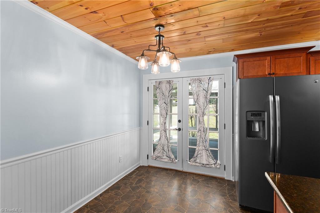 3954 Evergreen Drive Trinity, NC 27370 - Photo 8 of 50 Eat-in breakfast nook with French doors leading into sunroom.