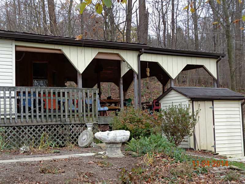 96 Mclain Road Indiana, PA 15701 - Photo 3 of 22 Patio/Deck. Huge side deck overlooking the pond and property