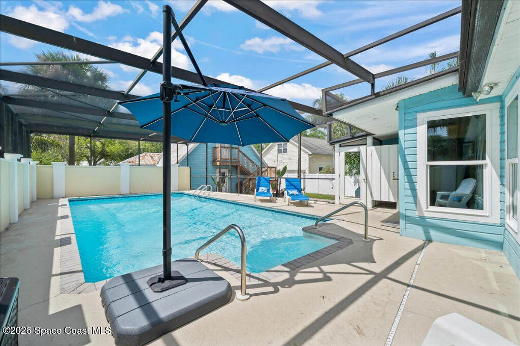1110 Riverside Drive Titusville, FL 32780 - Photo 33 of 50 a view of a backyard with a patio