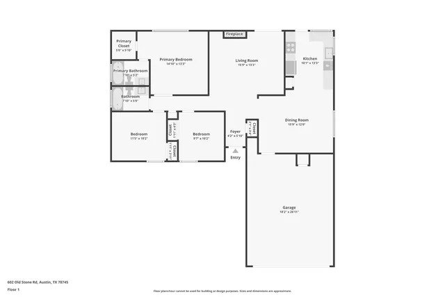 a picture of a floor plan