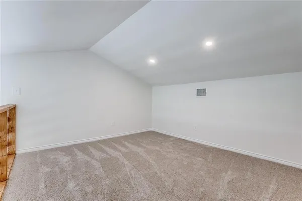 a view of empty room