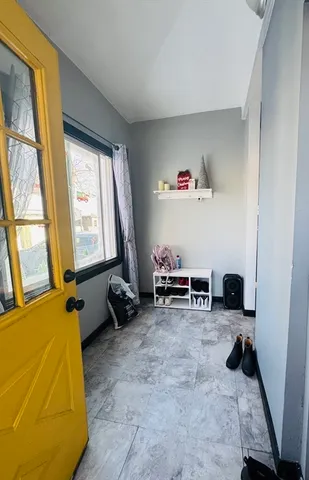 a backyard of a house