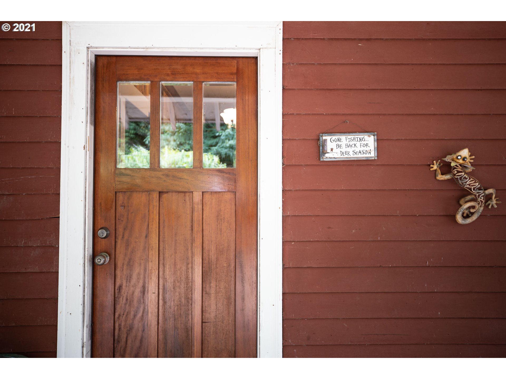 438 Soup Creek Road Reedsport, OR 97467 - Photo 11 of 30 a view of wooden door