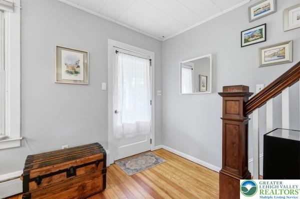 2021 Leithsville Road Hellertown, PA 18055 - Photo 20 of 39 Rich hardwood flooring and a classic wooden staircase.