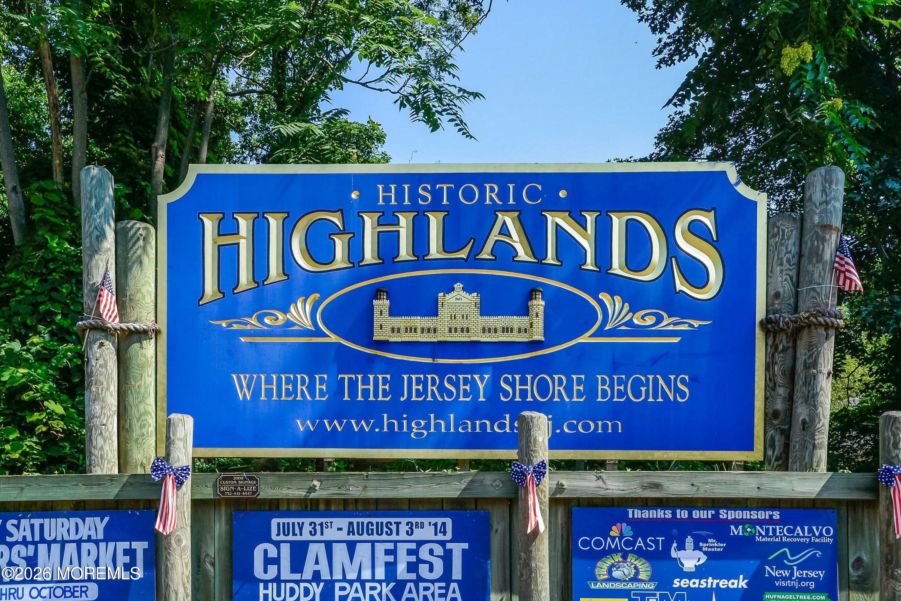 71 Portland Road Highlands, NJ 07732 - Photo 27 of 39 Highlands Sign