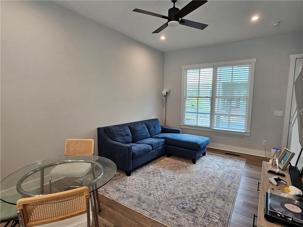 732 Perch Place Atlanta, GA 30312 - Photo 4 of 25 a living room with furniture and a couch