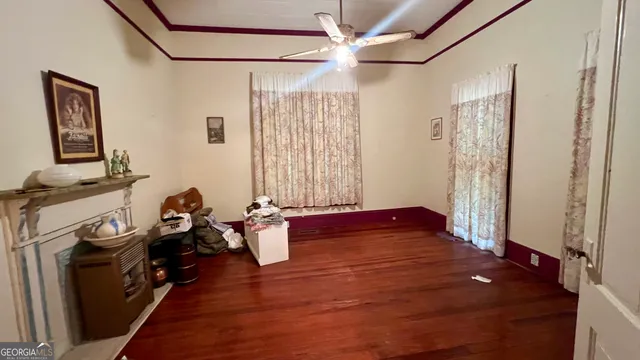 a bathroom with a sink a mirror and vanity