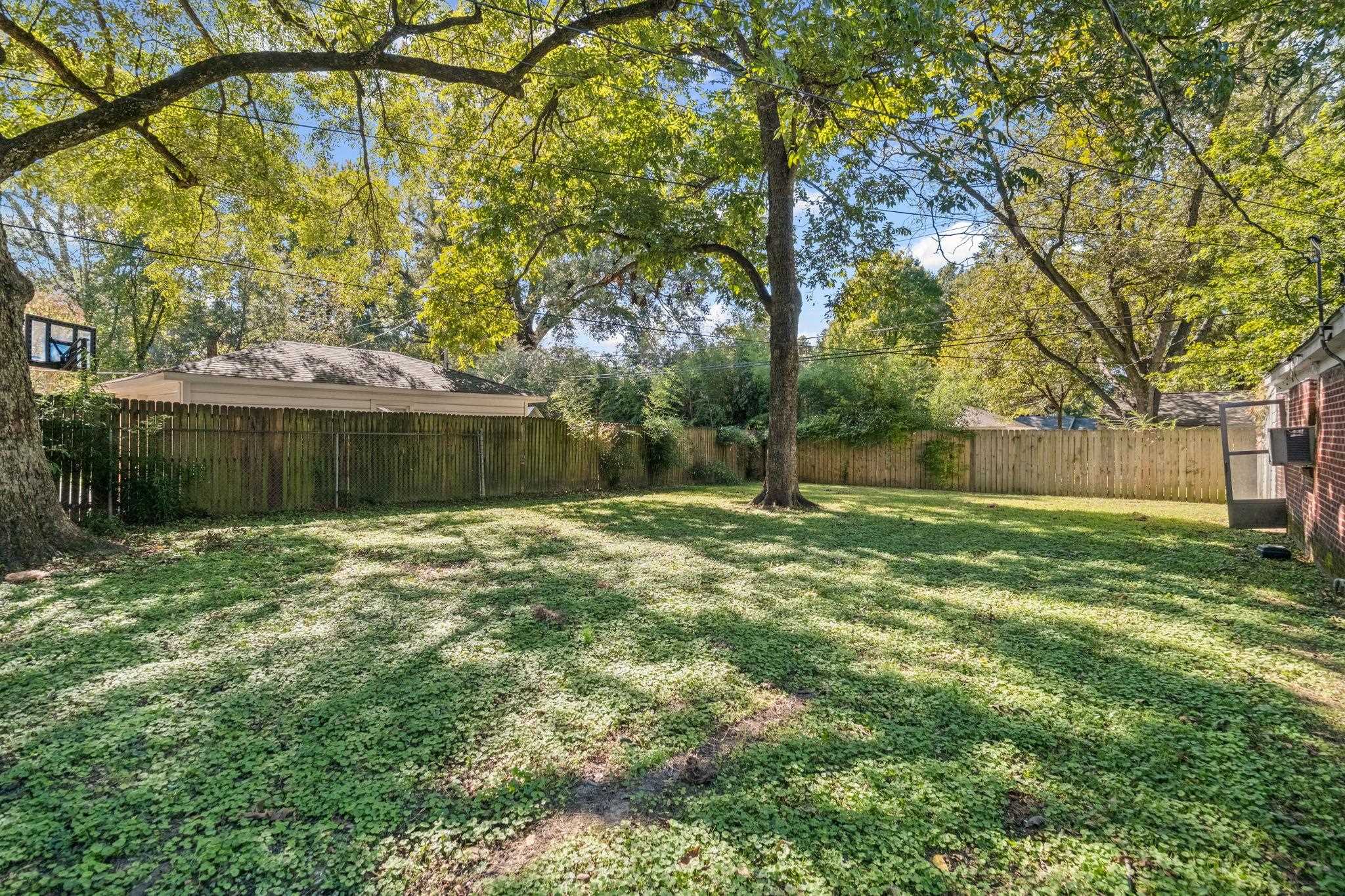 1261 Marcia Road Memphis, TN 38117 - Photo 24 of 27 a backyard of a house with lots of green space