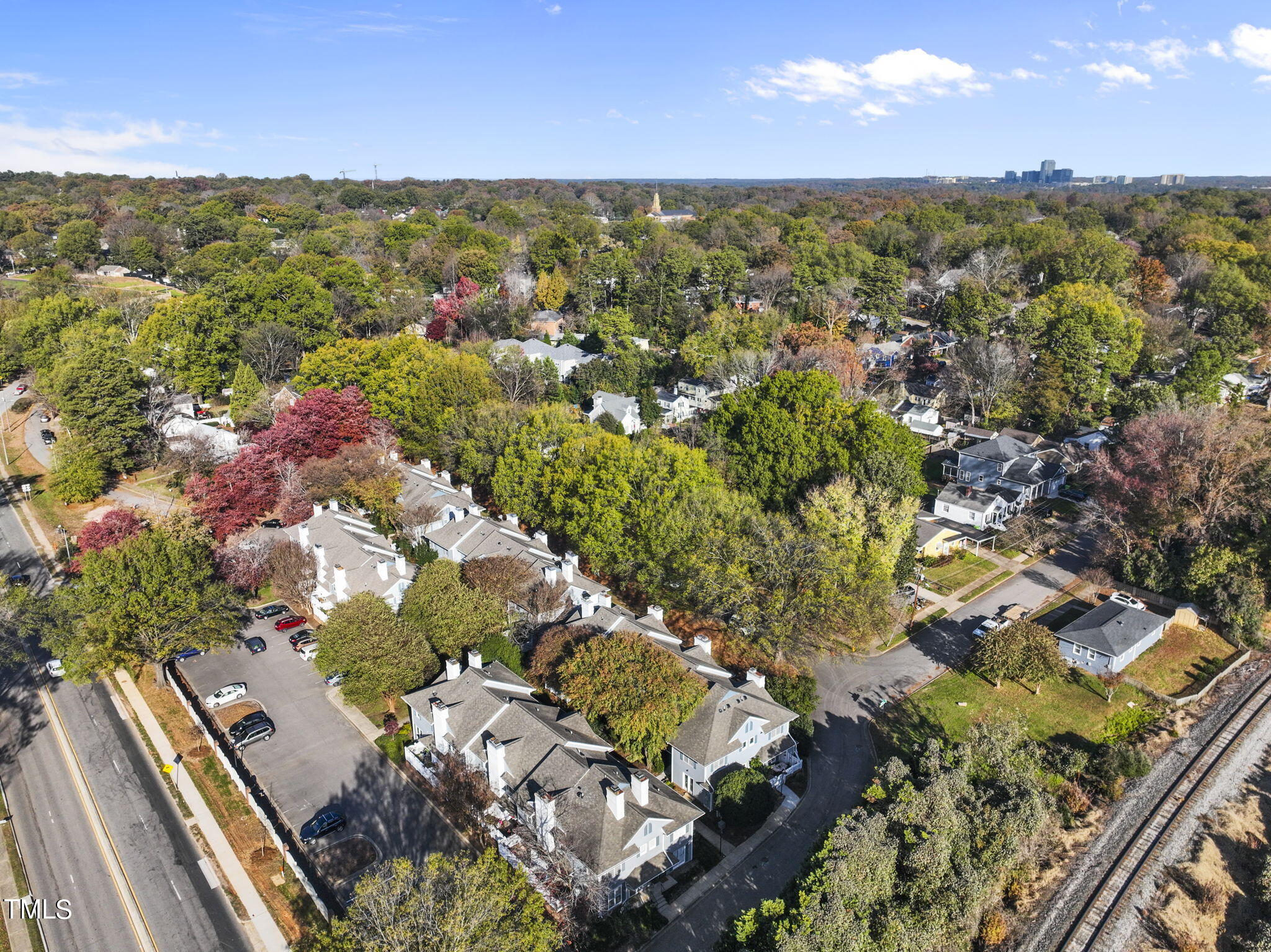 1440 Barton Pl Drive Raleigh, NC 27608 - Photo 40 of 57 a view of city and mountain