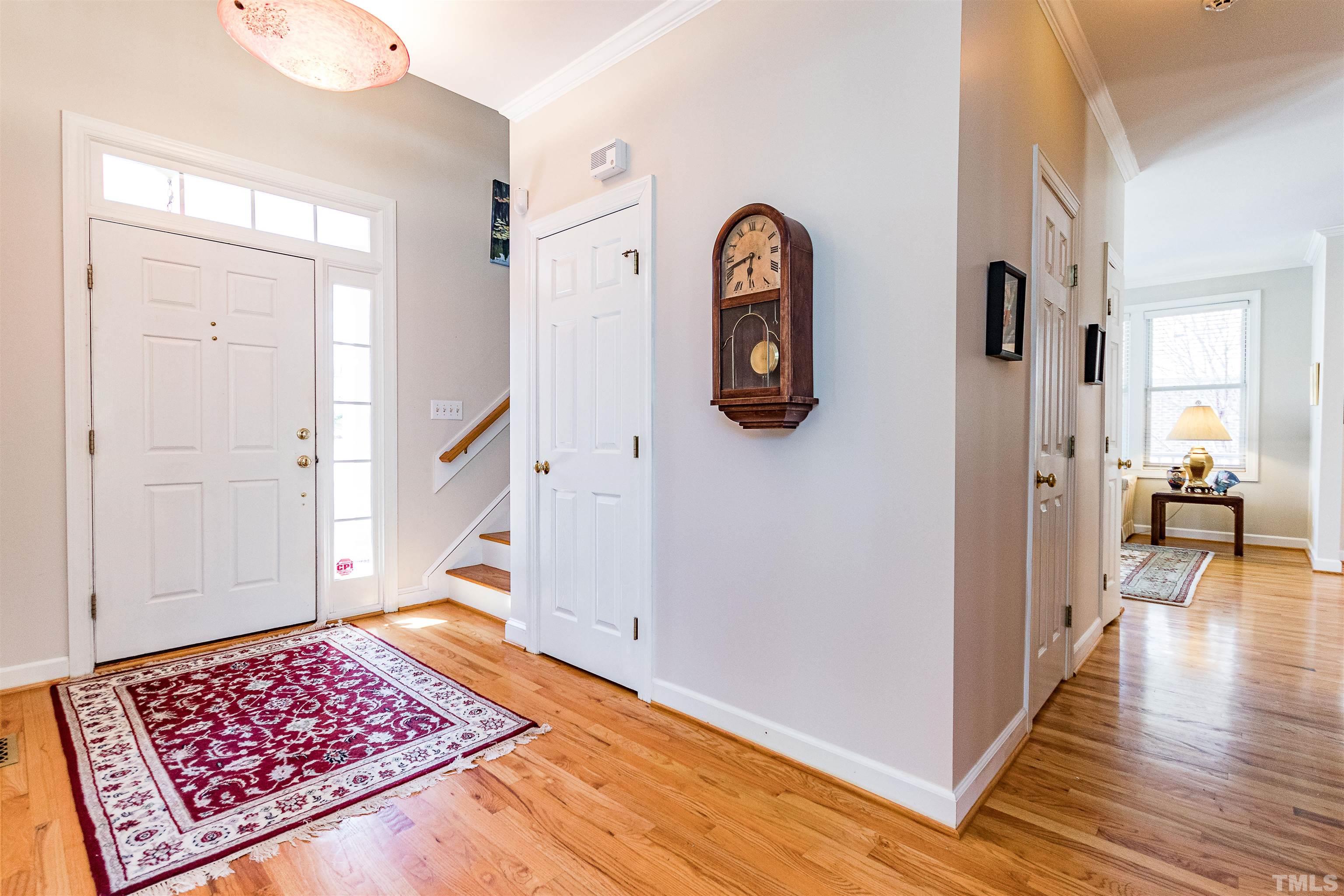 3324 Edgemont Drive Raleigh, NC 27612 - Photo 4 of 29 a view of an entryway with wooden floor