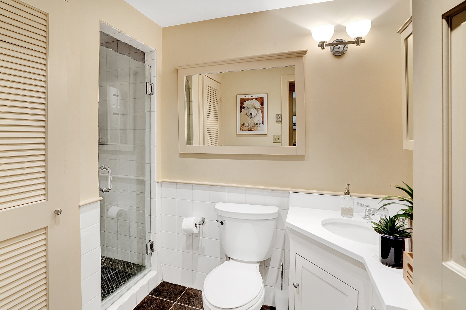 122 Old Farm Road Chilmark, MA 02535 - Photo 22 of 36 a bathroom with a sink a toilet and shower