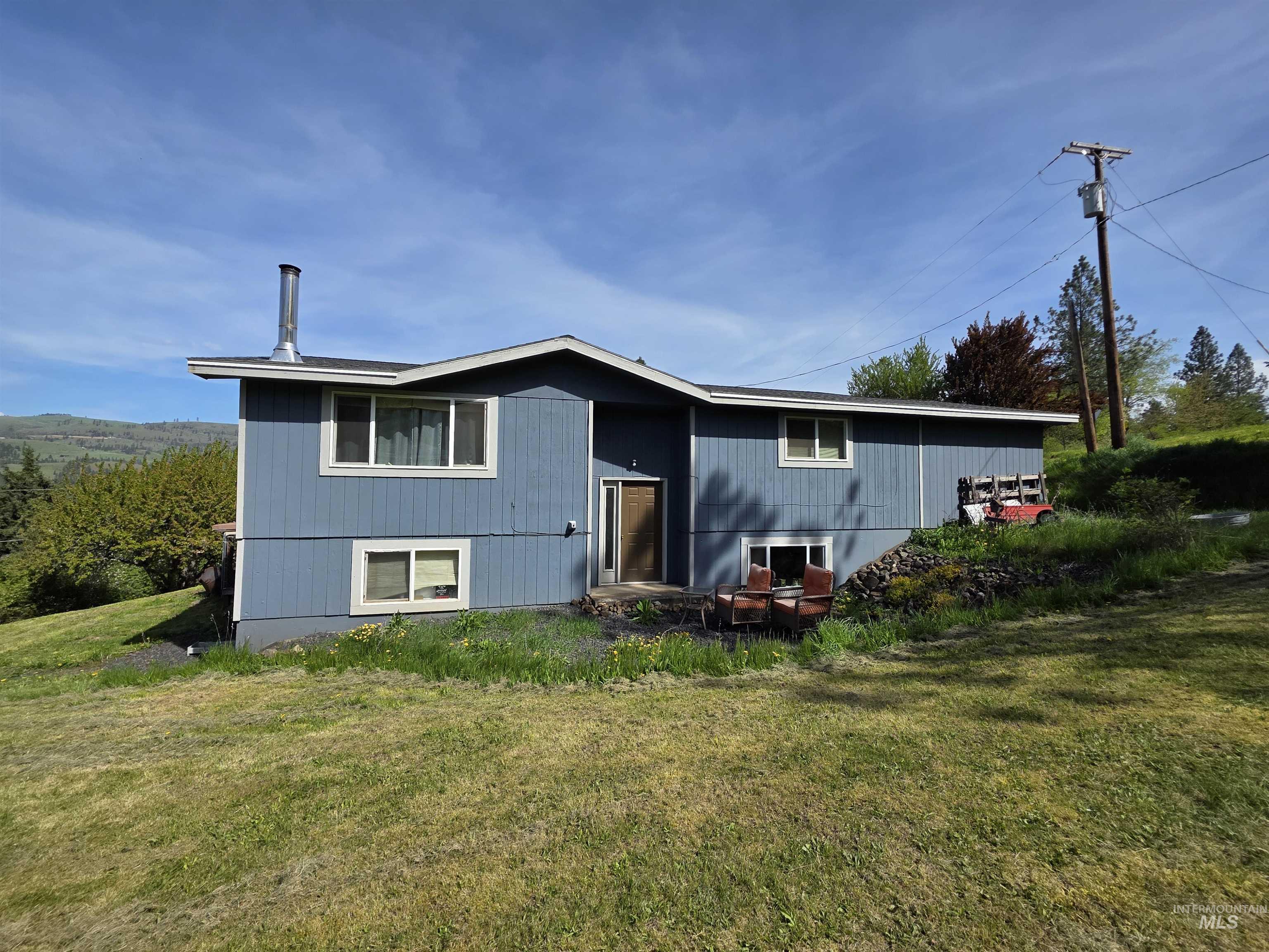 223 Larch Road Kamiah, ID 83536 - Photo 25 of 25 Split-level residence featuring a blue exterior and white trim