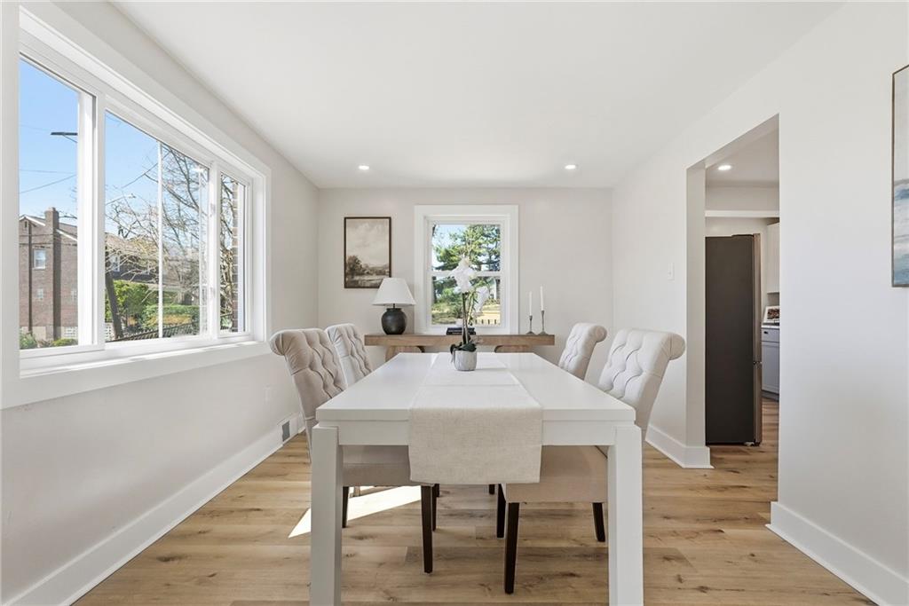 6501 Landview Road Pittsburgh, PA 15217 - Photo 19 of 41 a view of a dining room with furniture window and wooden floor
