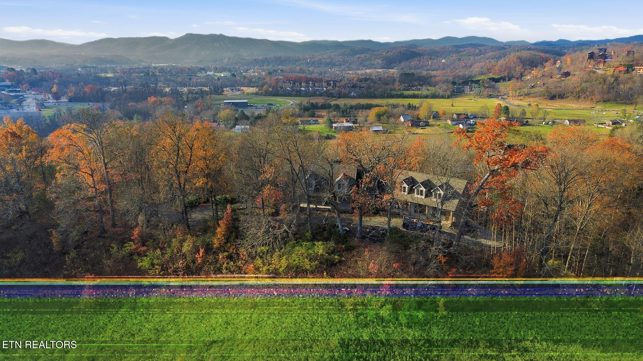 306 Teague Lane Sevierville, TN 37862 - Photo 58 of 60 Drone above