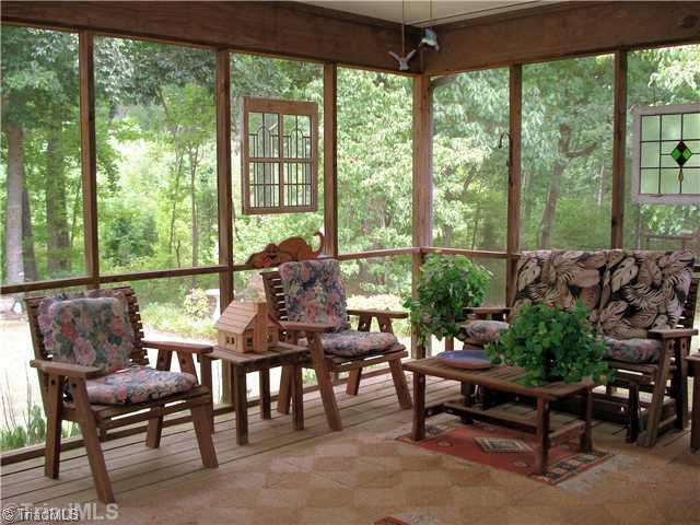 400 Grenham Road Greensboro, NC 27455 - Photo 4 of 15 Enclosed Porch. This beautiful screen porch will give you hours of enjoyment, for watching birds, relaxing, and also has a easy on generator system that is wired into the home s electrical system.