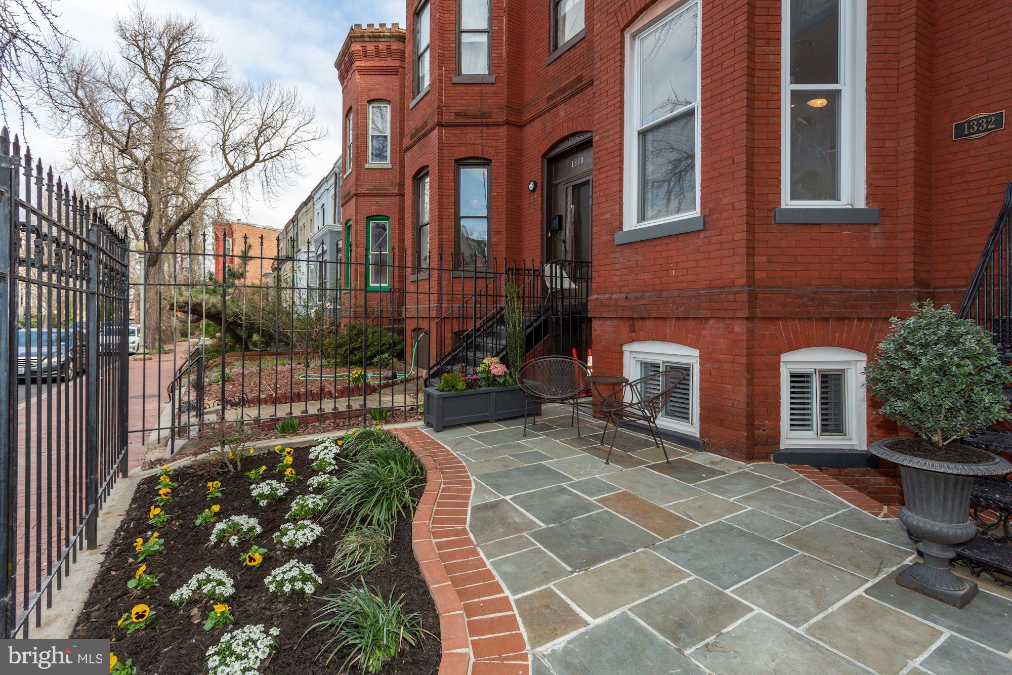 1332 Riggs Street Northwest Washington, DC 20009 - Photo 2 of 36 with charming front terrace