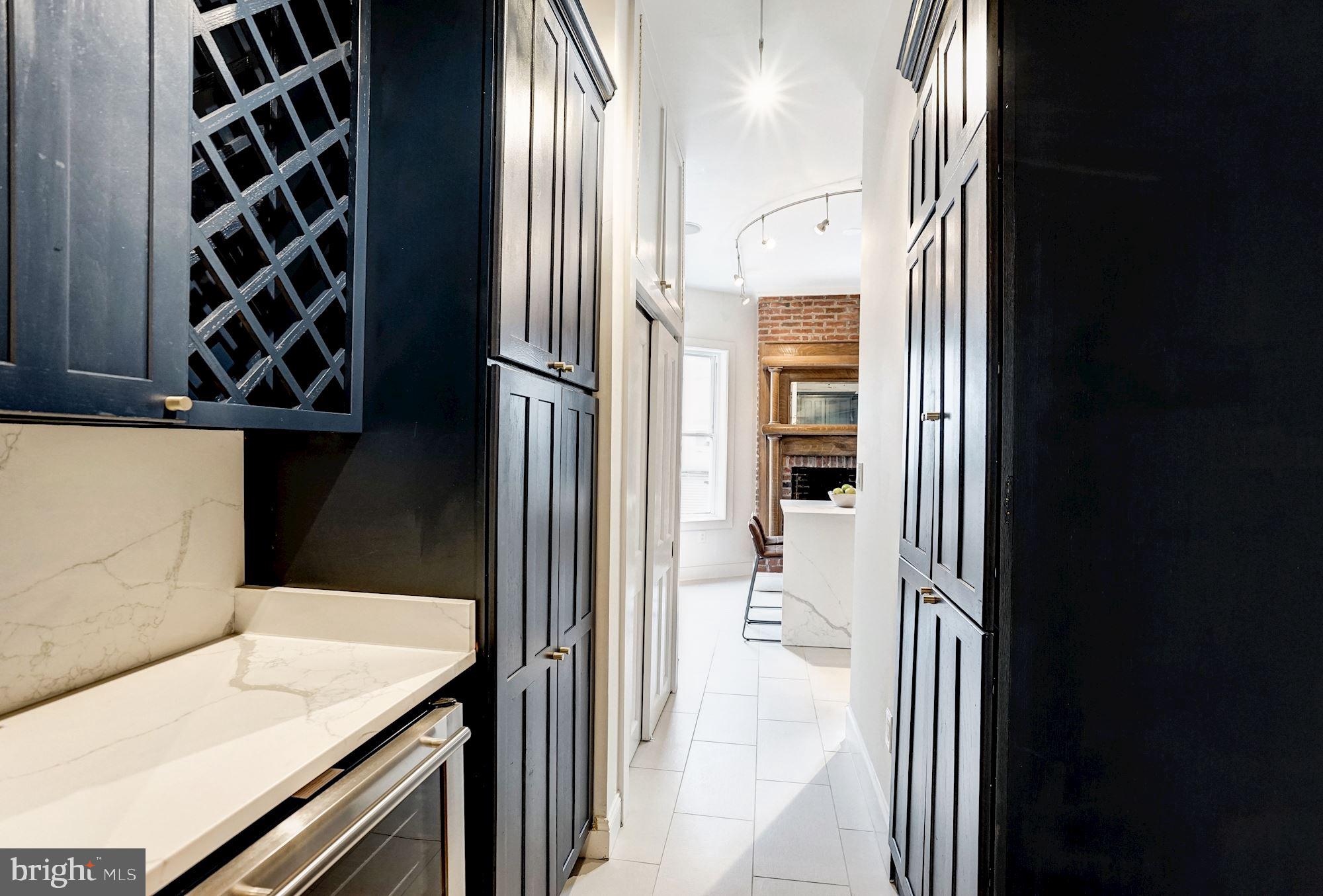 1332 Riggs Street Northwest Washington, DC 20009 - Photo 11 of 36 Butlers Pantry transitioning into designer kitchen