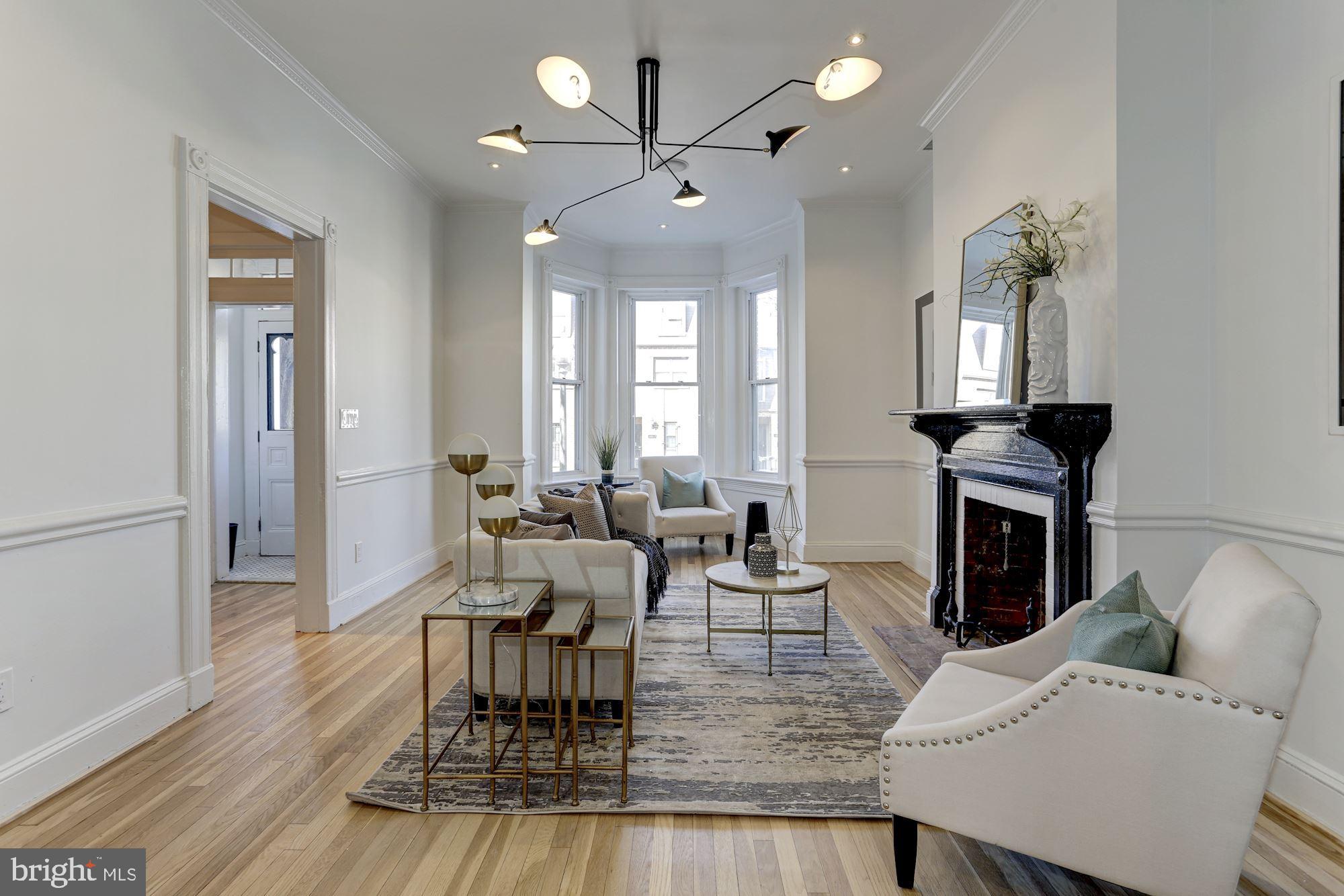 1332 Riggs Street Northwest Washington, DC 20009 - Photo 6 of 36 Restored architectural details galore
