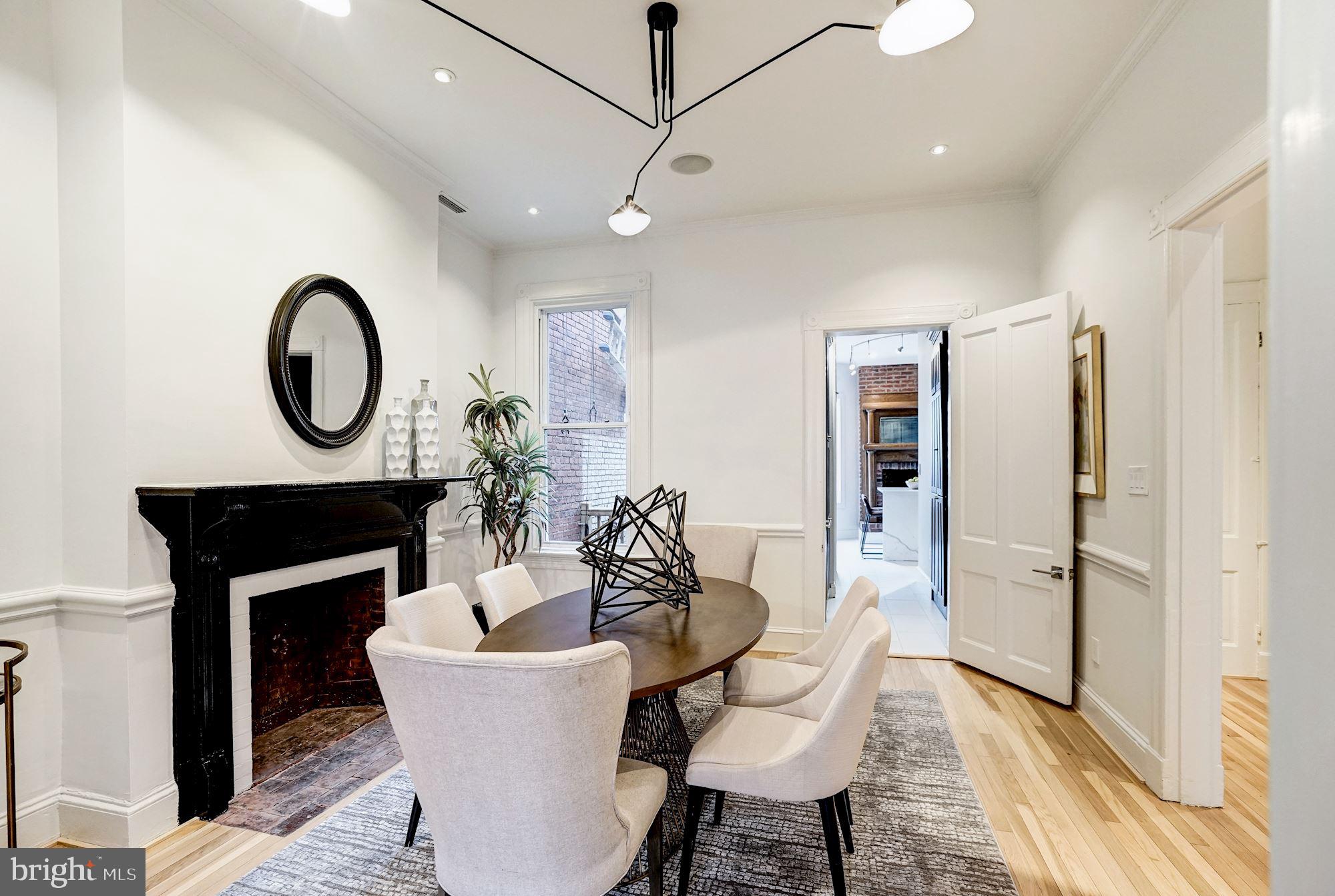 1332 Riggs Street Northwest Washington, DC 20009 - Photo 8 of 36 Bright, airy & w/ fireplace