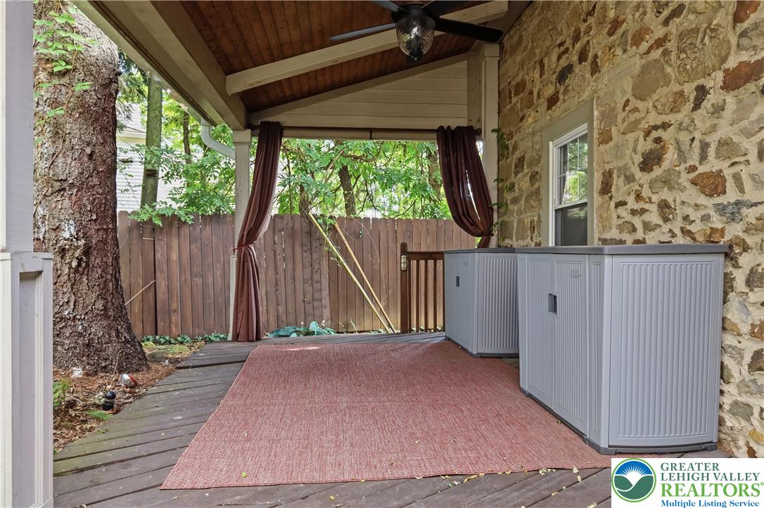 2014 Linden Street Bethlehem, PA 18017 - Photo 67 of 85 A charming covered porch offers a private retreat, perfect for relaxation or outdoor entertaining.
