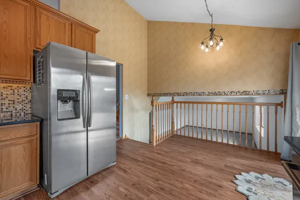 a view of a livingroom with a furniture