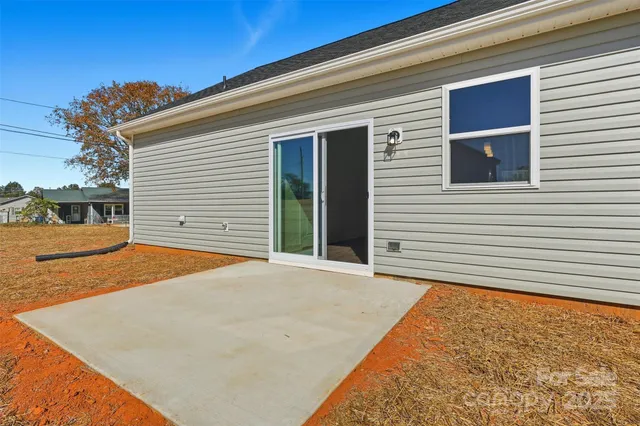 a backyard of a house