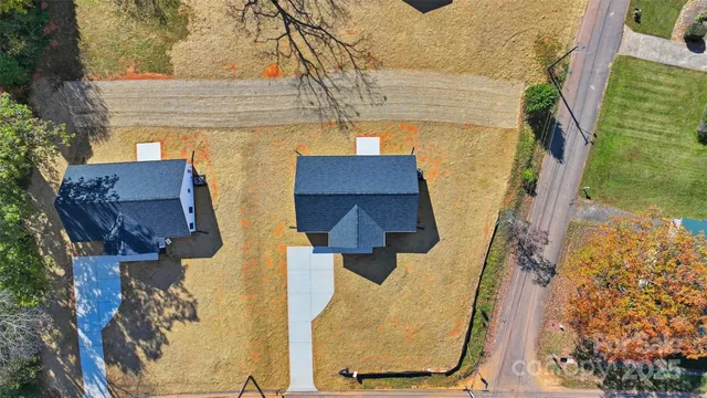 a bird view of the house