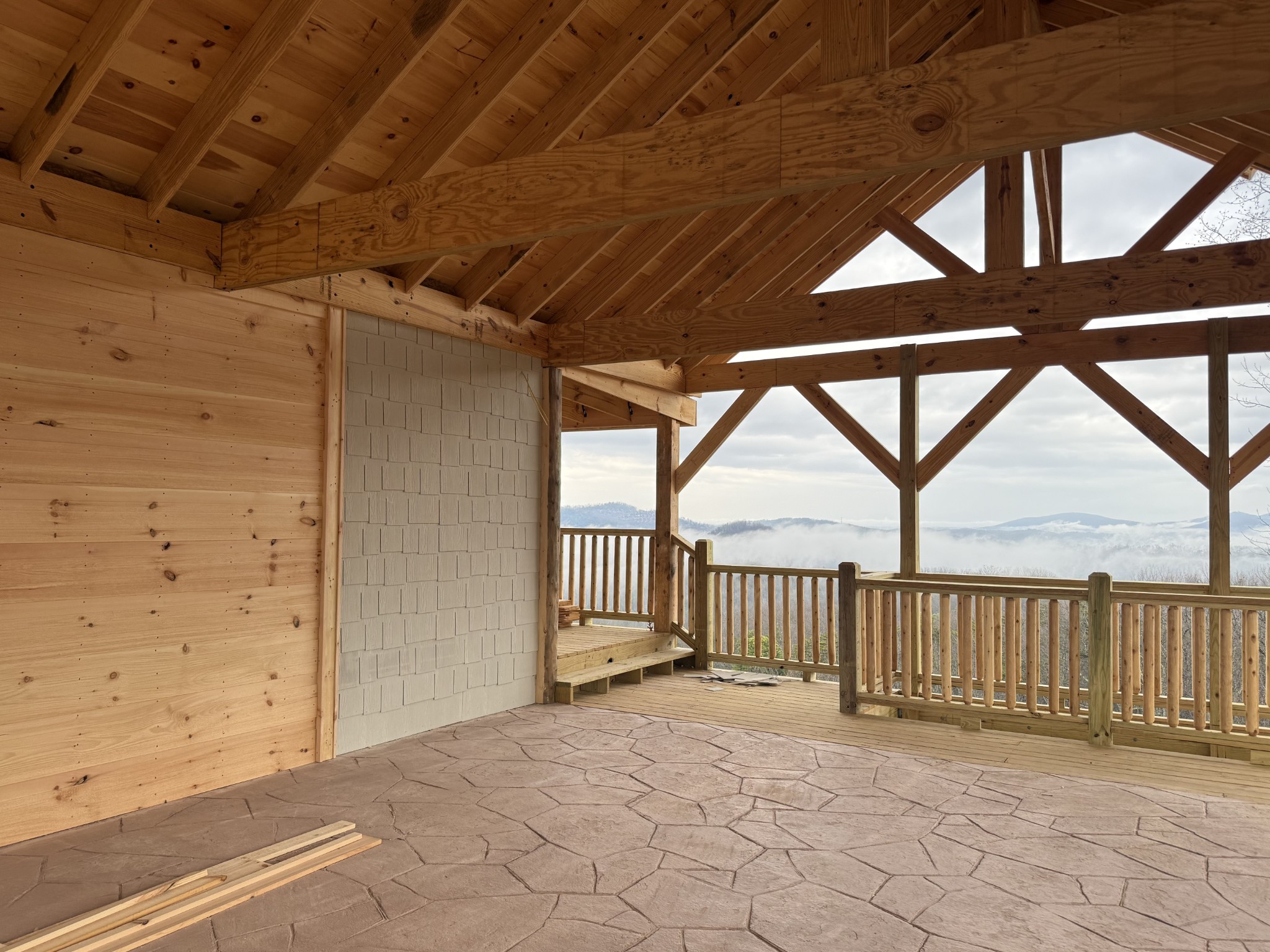 1310 Amazing Grace Way Sevierville, TN 37876 - Photo 4 of 15 a view of a porch with wooden floor