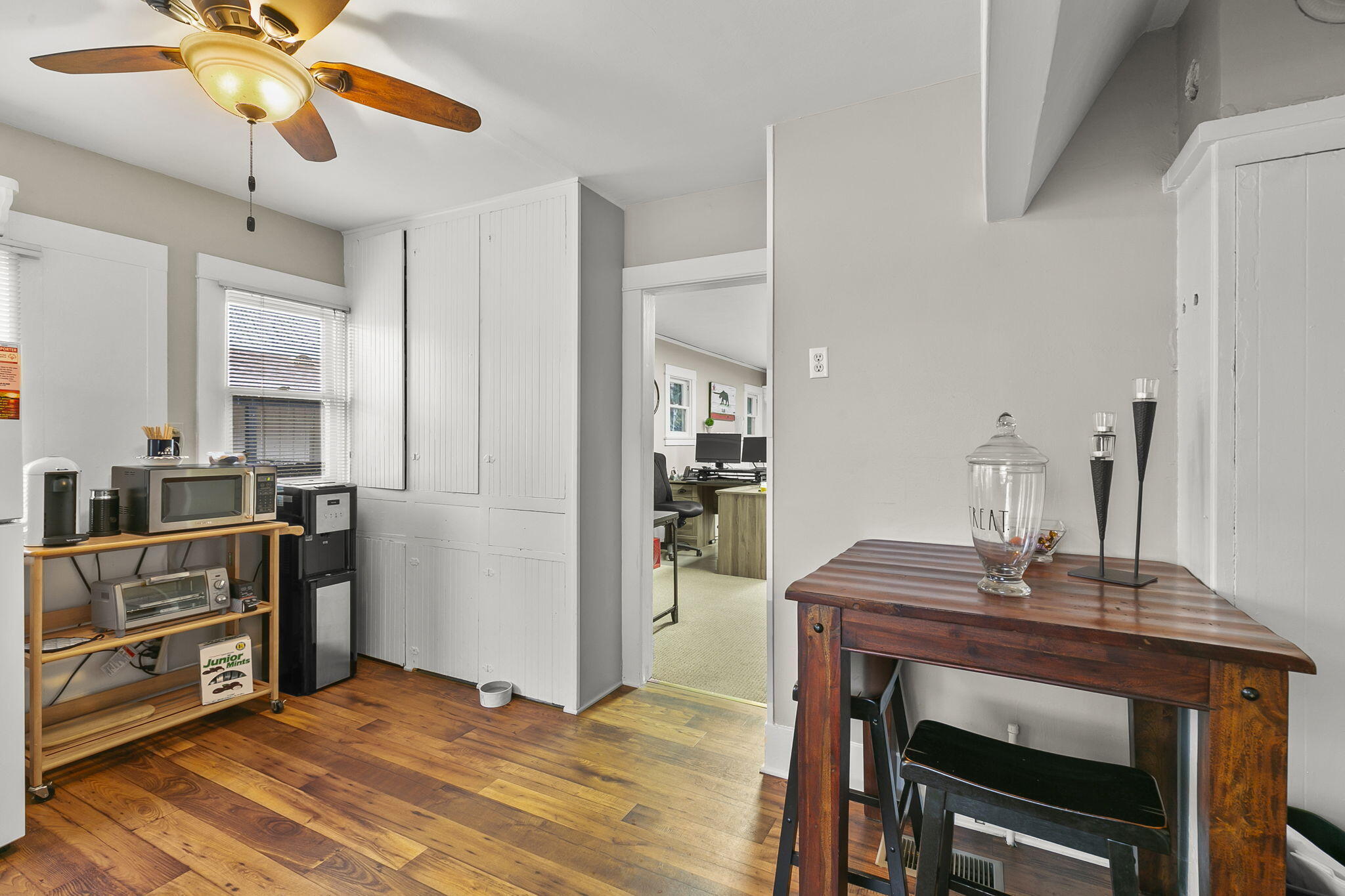 405 West Ojai Avenue Ojai, CA 93023 - Photo 15 of 21 a kitchen with kitchen island a counter space a sink appliances and cabinets