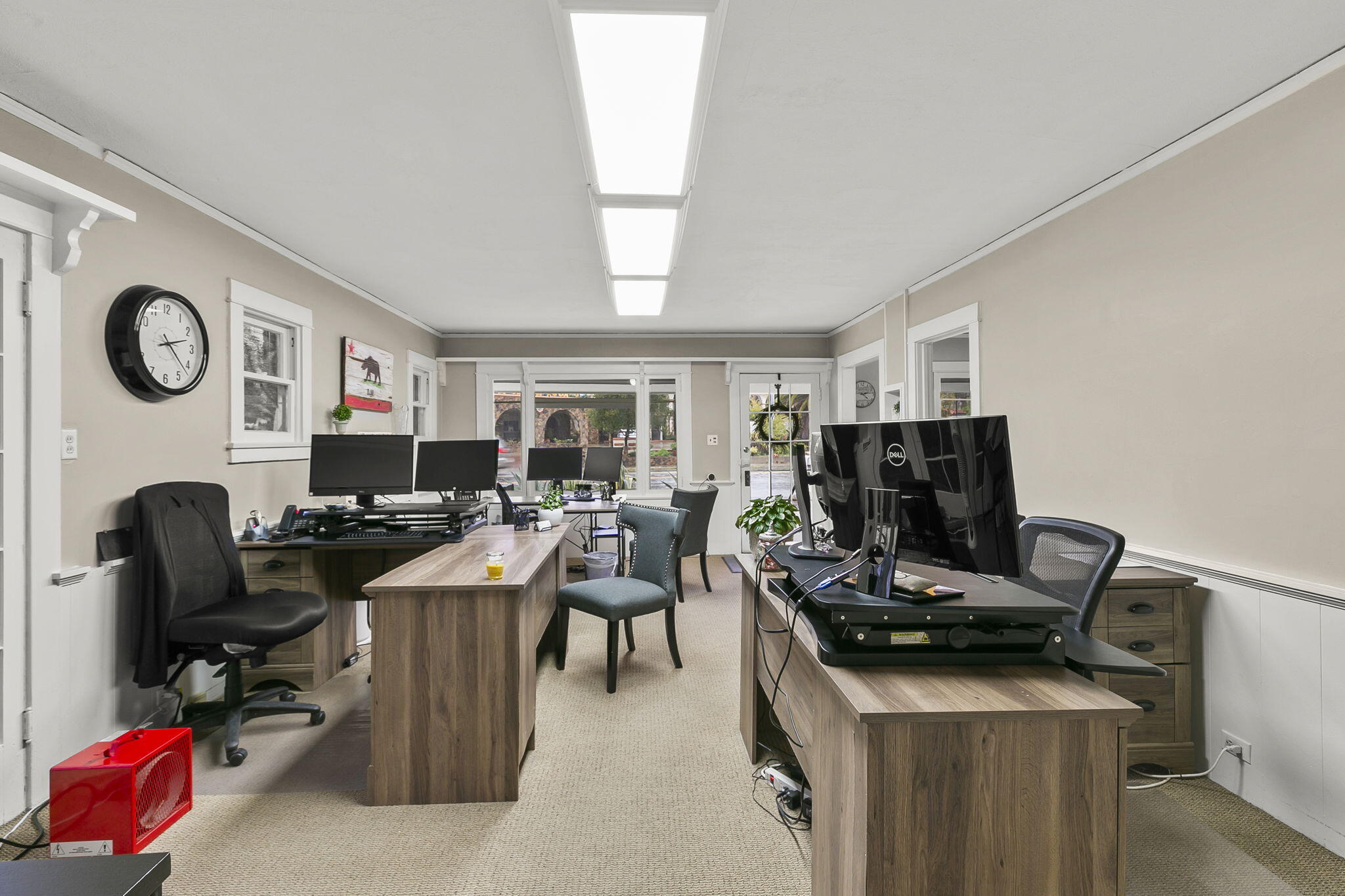 405 West Ojai Avenue Ojai, CA 93023 - Photo 8 of 21 a view of a workspace with furniture and a window
