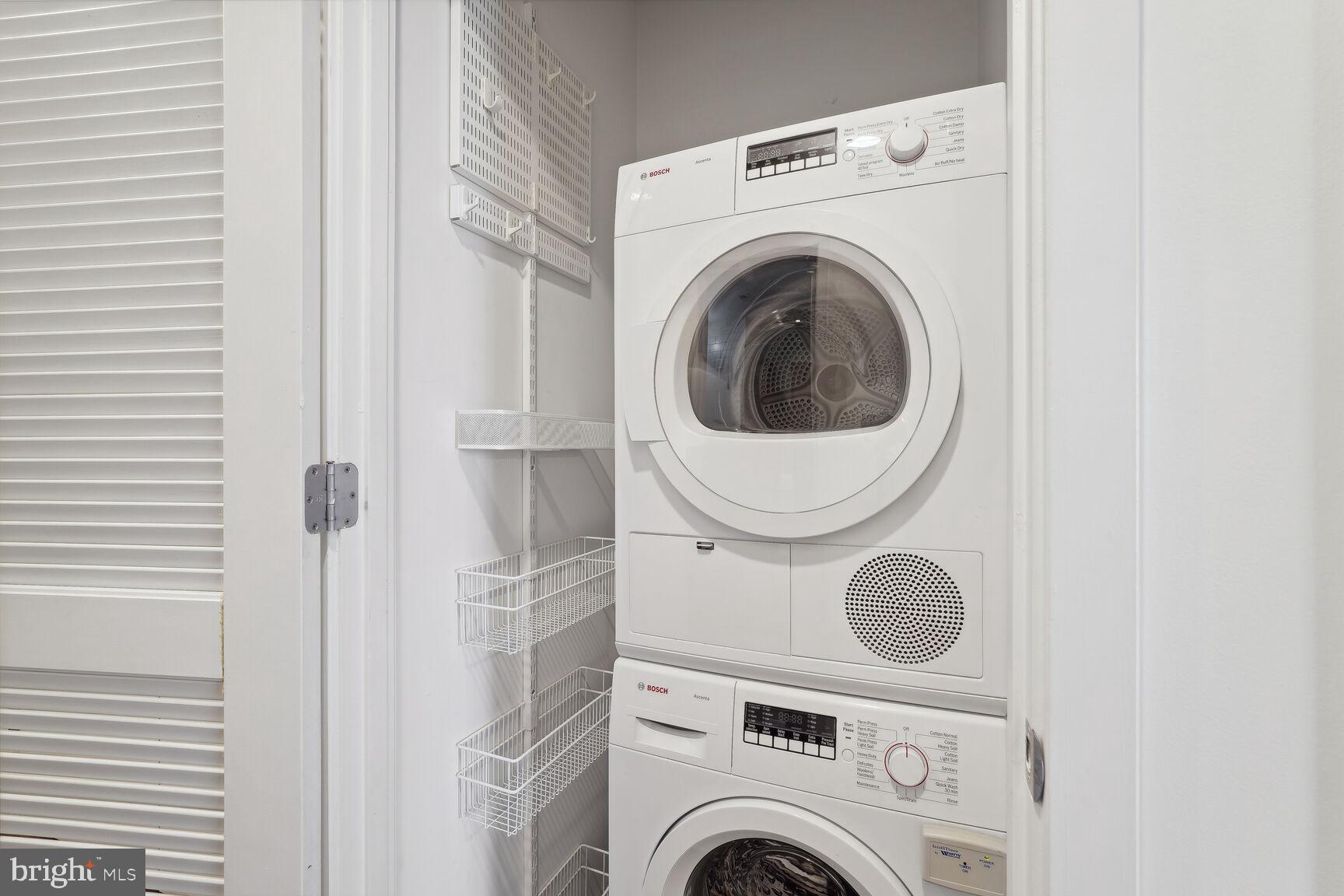 2030 8th Street Northwest, Unit PH5 Washington, DC 20001 - Photo 10 of 20 a utility room with dryer and washer