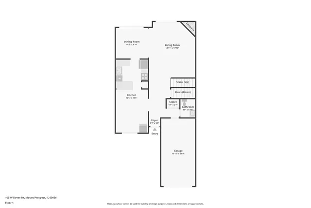 $405,000 | 105 West Dover Drive, Mount Prospect, IL 60056