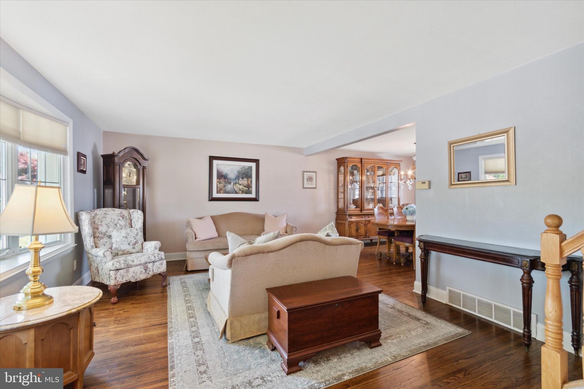 9720 Beacon Road Philadelphia, PA 19115 - Photo 7 of 35 a living room with furniture and wooden floor