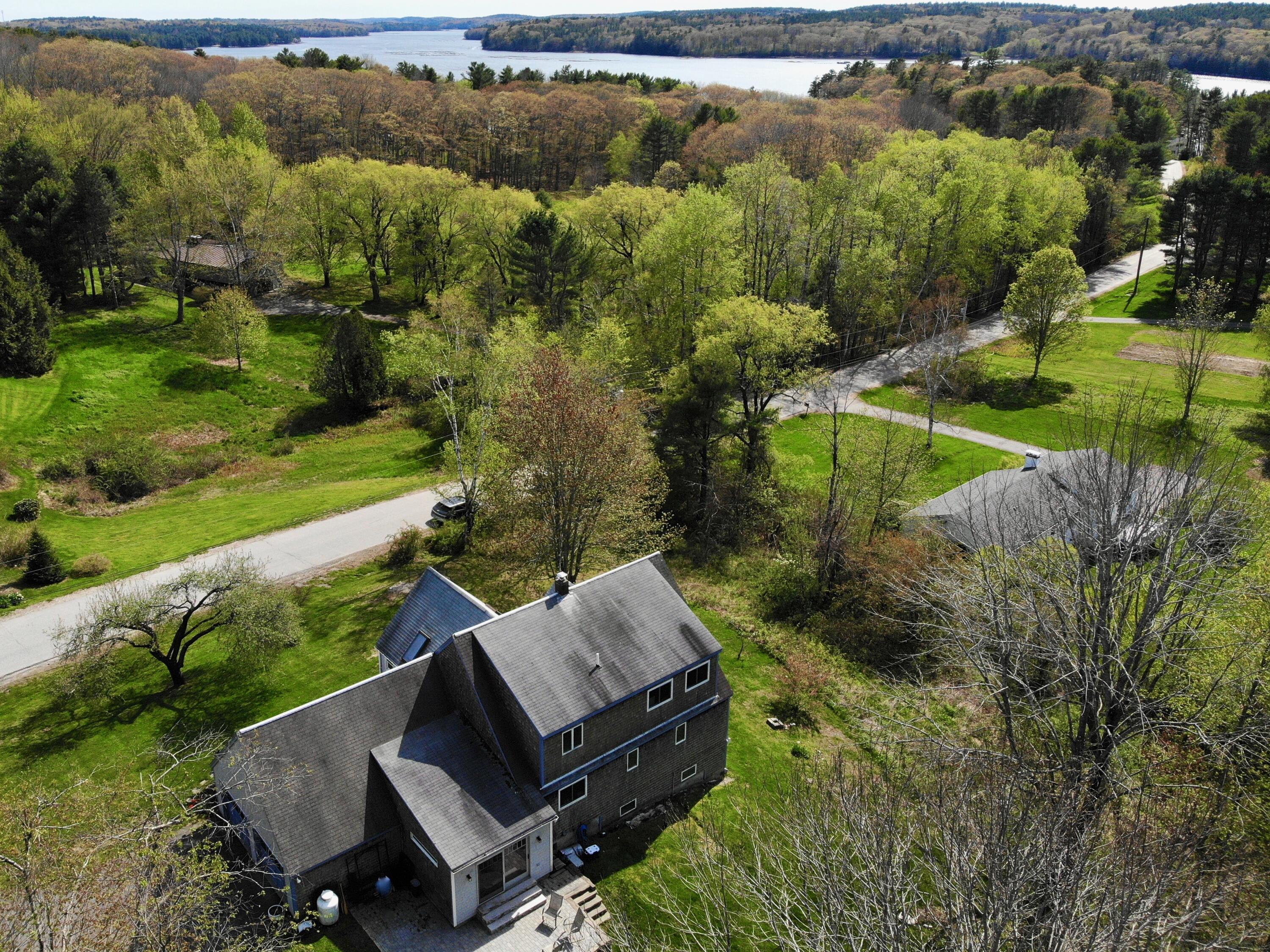 17 West View Road Damariscotta, ME 04543 - Photo 38 of 47 aerial view