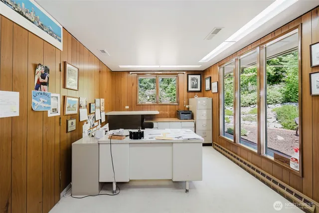 a room with storage and utility