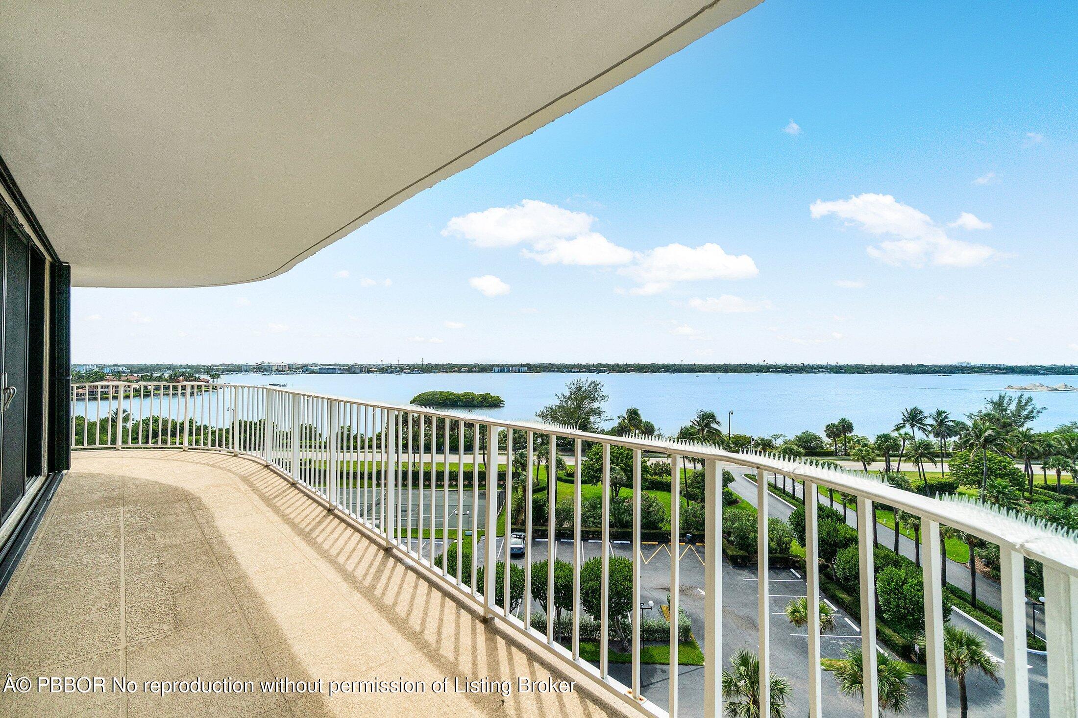 3400 South Ocean Boulevard, Unit 7AII Palm Beach, FL 33480 - Photo 21 of 37 a view of a balcony