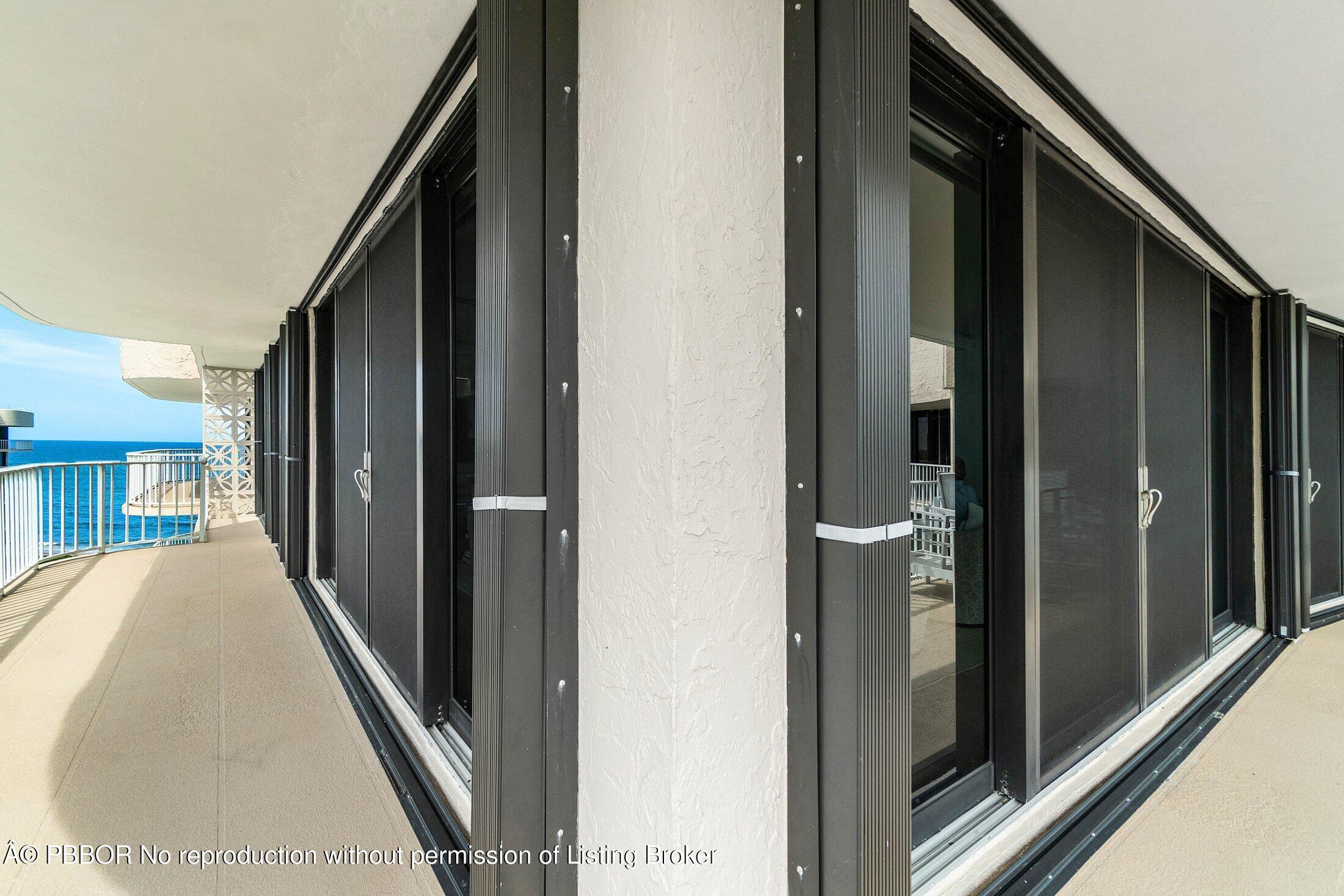 3400 South Ocean Boulevard, Unit 7AII Palm Beach, FL 33480 - Photo 23 of 37 a view of a hallway with a hallway