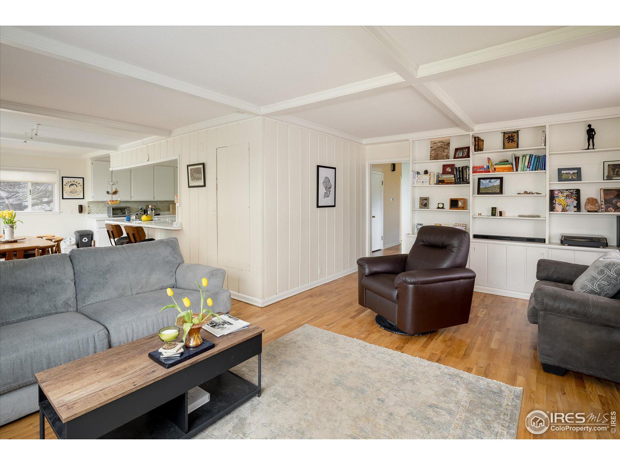 2855 4th Street Boulder, CO 80304 - Photo 37 of 37 a living room with furniture and view of kitchen