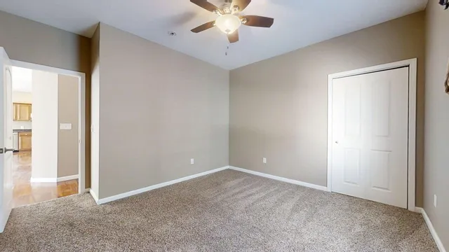 a view of an empty room with window