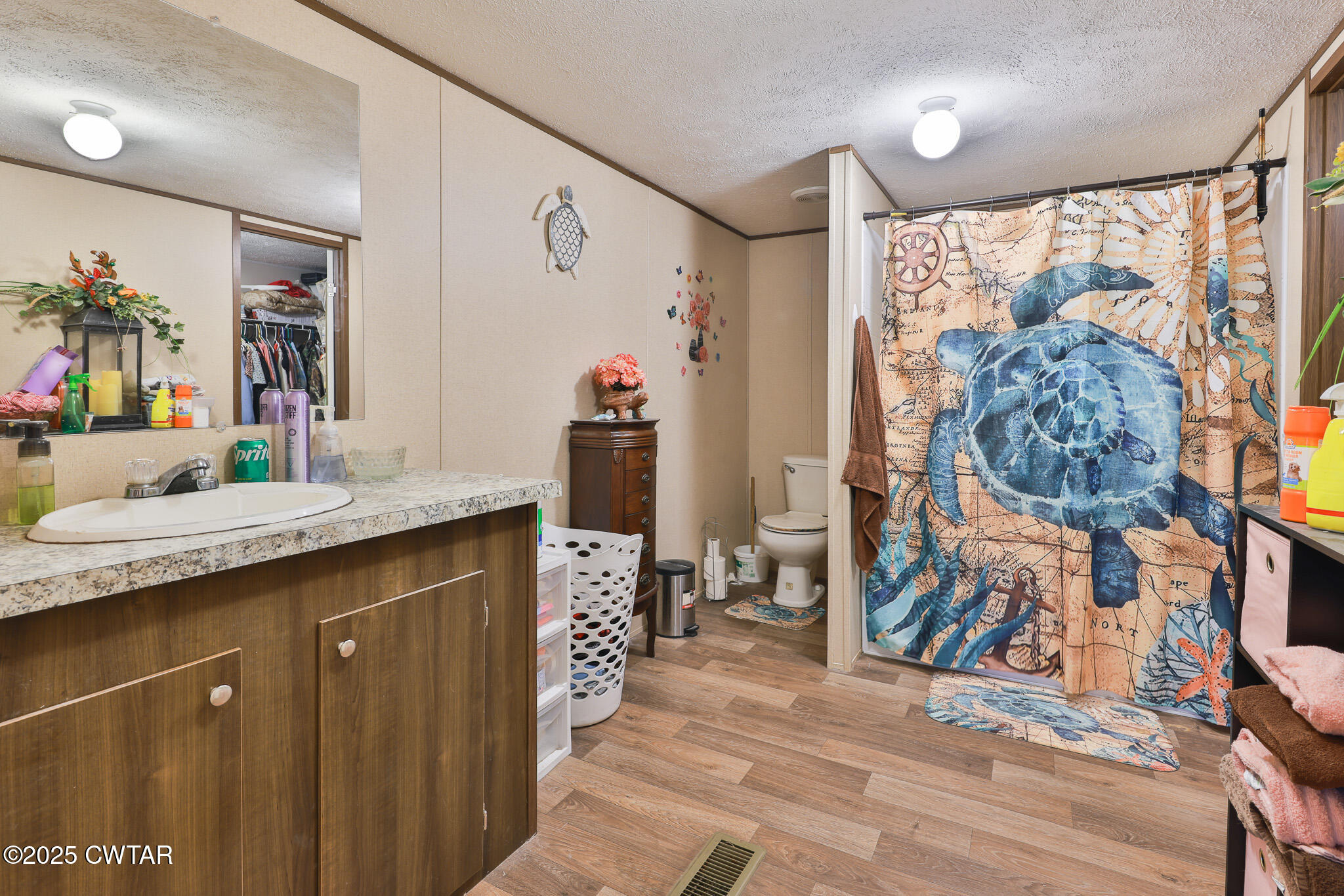 4532 Old State Rte 22 Gleason, TN 38229 - Photo 15 of 34 a bathroom with a sink mirror and a shower