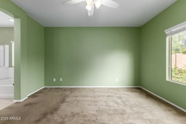 an empty room and a window