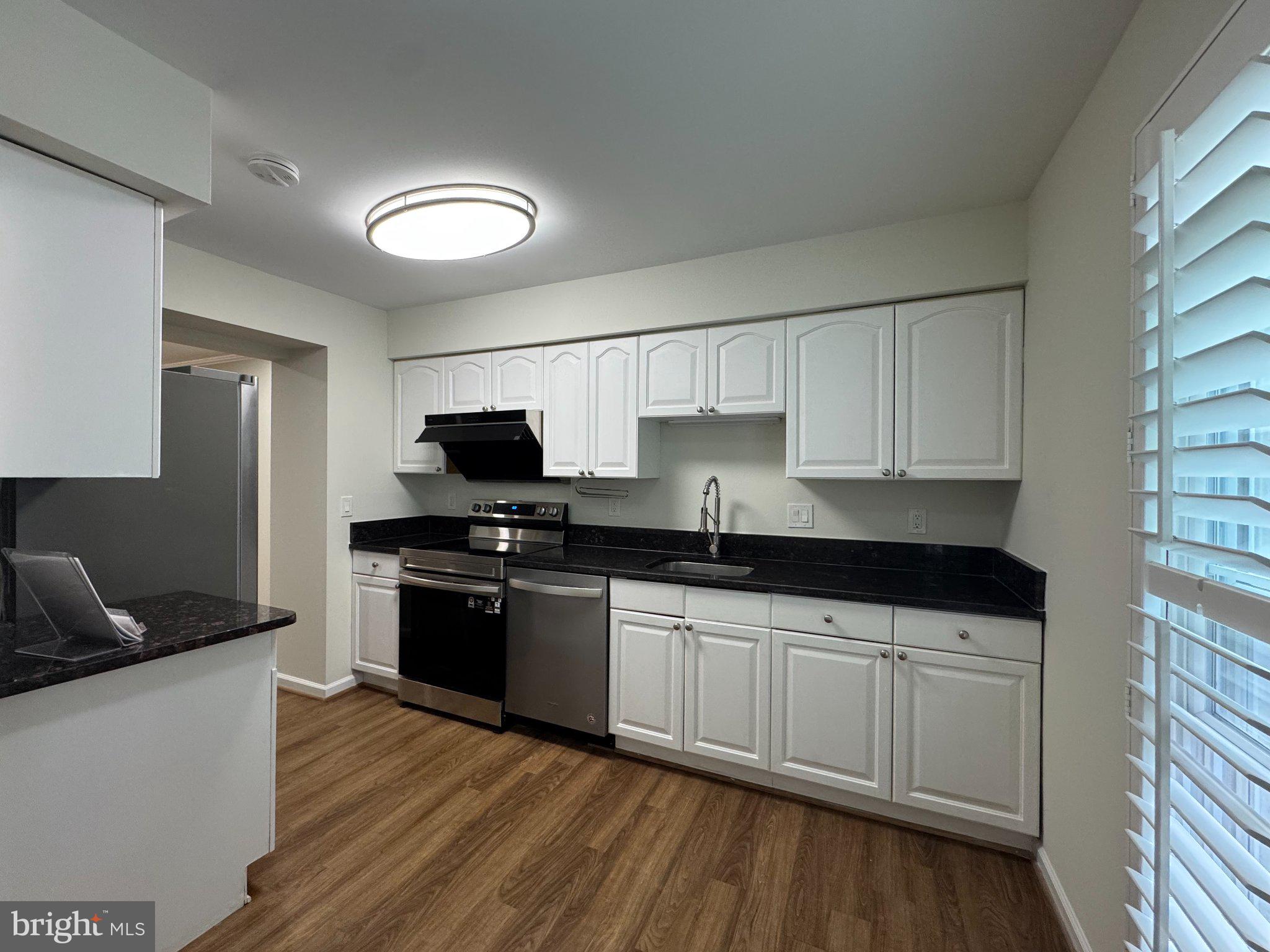 10542 Reed's Landing Circle Burke, VA 22015 - Photo 4 of 32 a kitchen with granite countertop a sink and cabinets