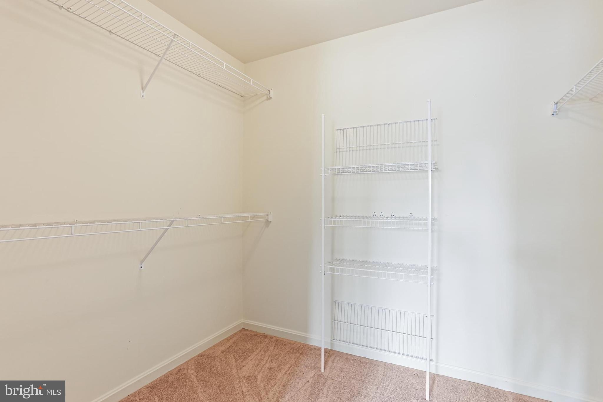 3907 Hannon Court, Unit 2A Baltimore, MD 21236 - Photo 25 of 34 a view of walk in closet with empty racks