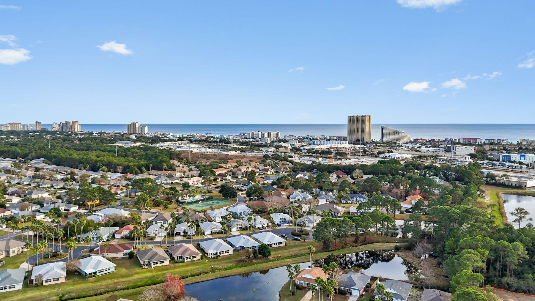 120 Hibiscus Lane Miramar Beach, FL 32550 - Photo 39 of 57 an aerial view of a city with lots of residential buildings