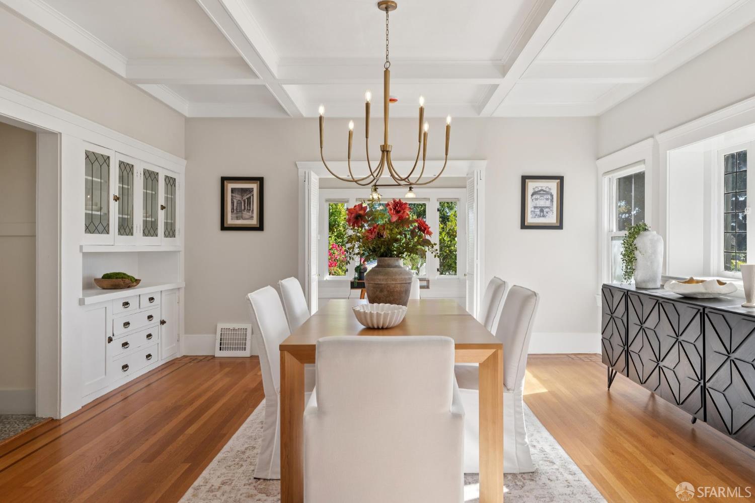 1968 Marin Avenue Berkeley, CA 94707 - Photo 14 of 75 a view of a dining room with furniture and chandelier