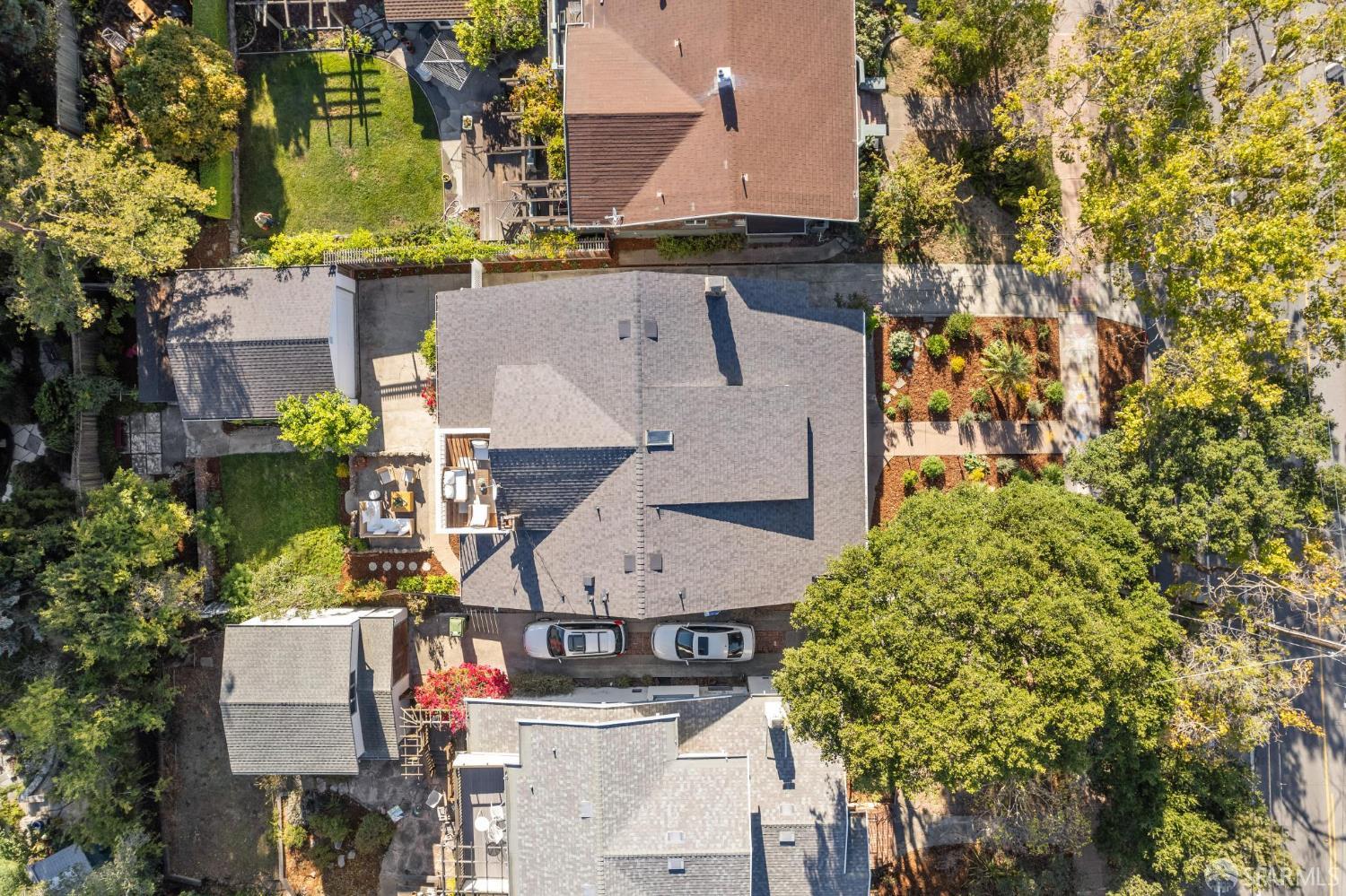 1968 Marin Avenue Berkeley, CA 94707 - Photo 4 of 75 an aerial view of residential houses with outdoor space