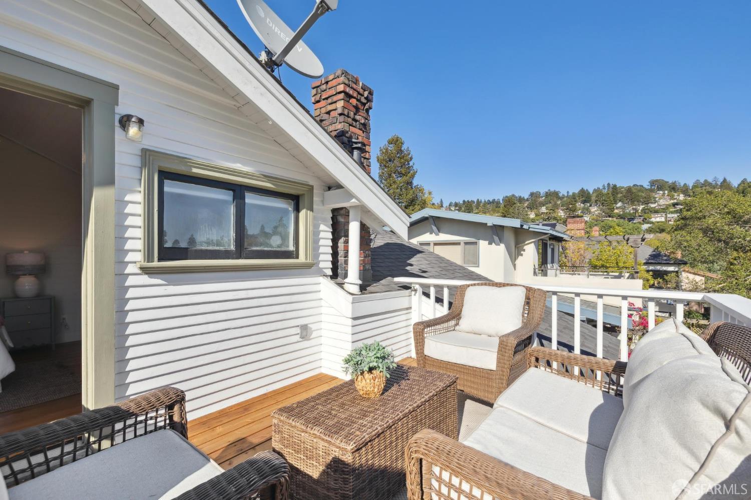 1968 Marin Avenue Berkeley, CA 94707 - Photo 51 of 75 a view of a patio with couches table and chairs and potted plants