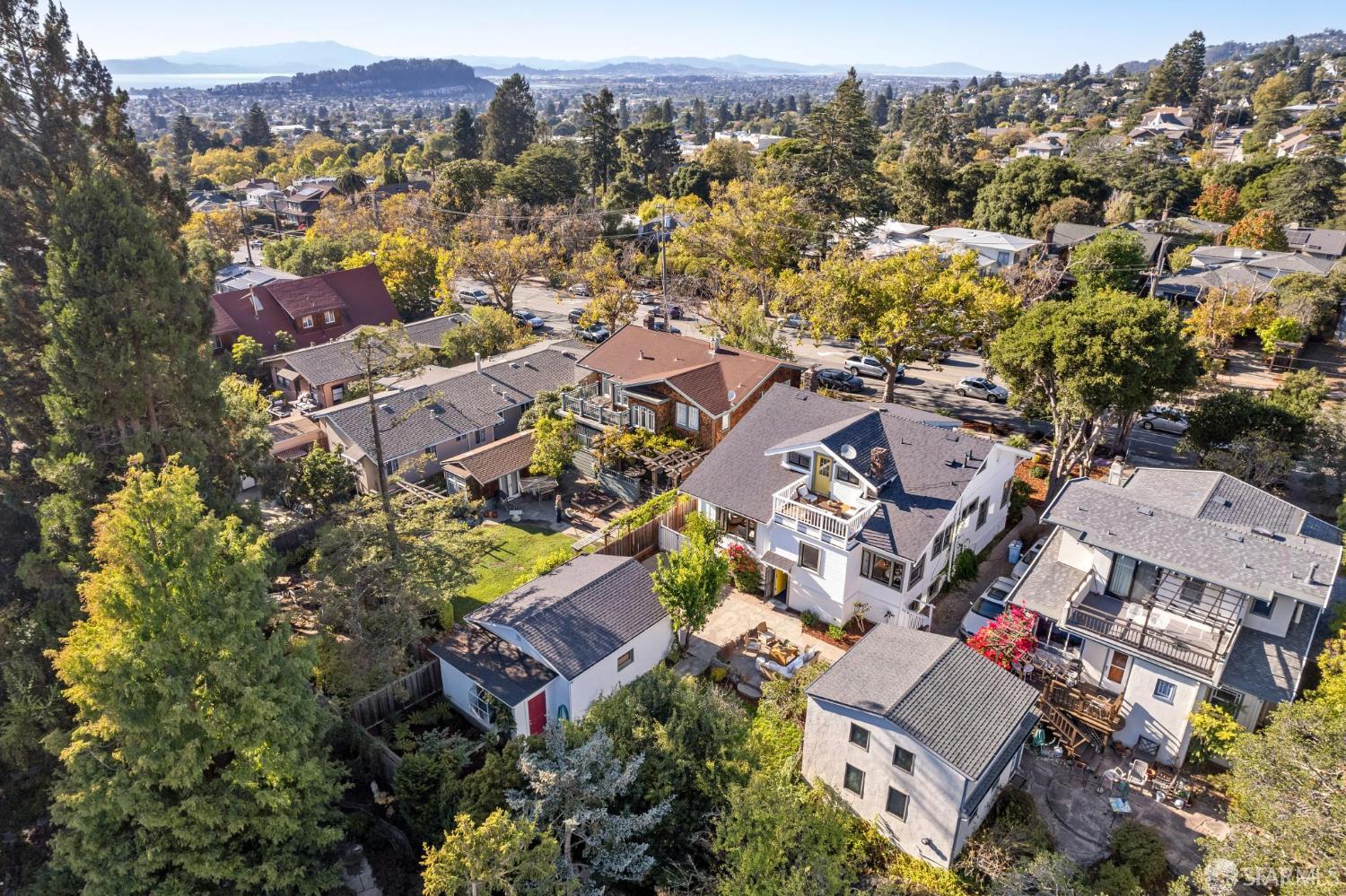 1968 Marin Avenue Berkeley, CA 94707 - Photo 71 of 75 an aerial view of a city with lots of residential buildings